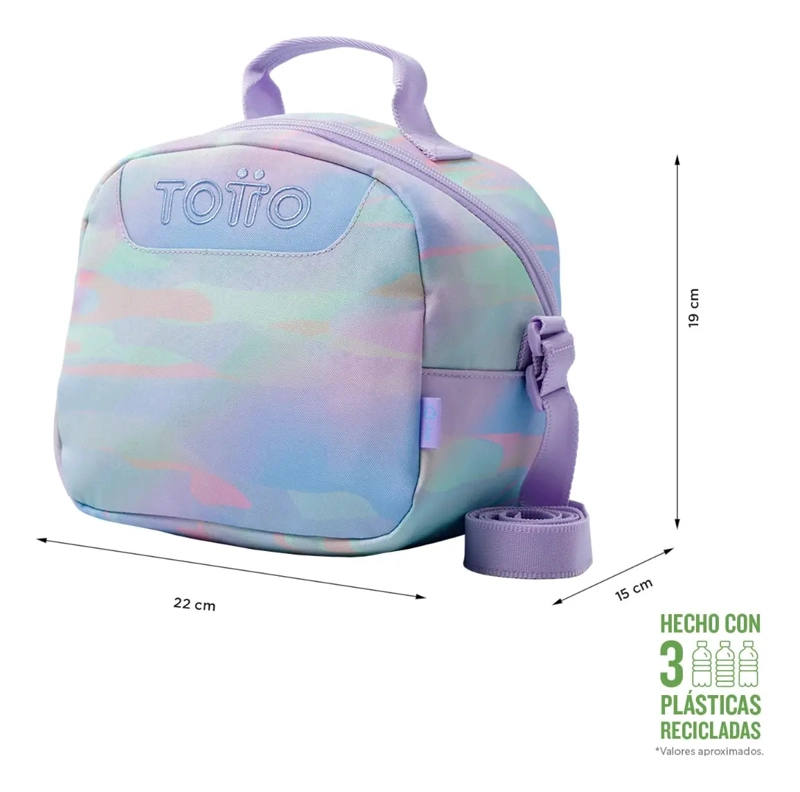 TOTTO LONCHERA TE RMICA ESCOLAR NIÑA RPET IMPERMEABLE ECO001 - 2