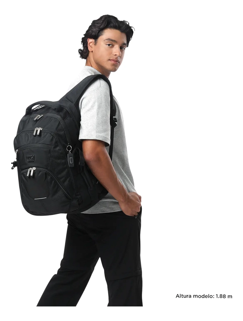 MOCHILA NOTEBOOK 15.4  MOCHILA POLIXAN 2.0 HOMBRE TOTTO - 2