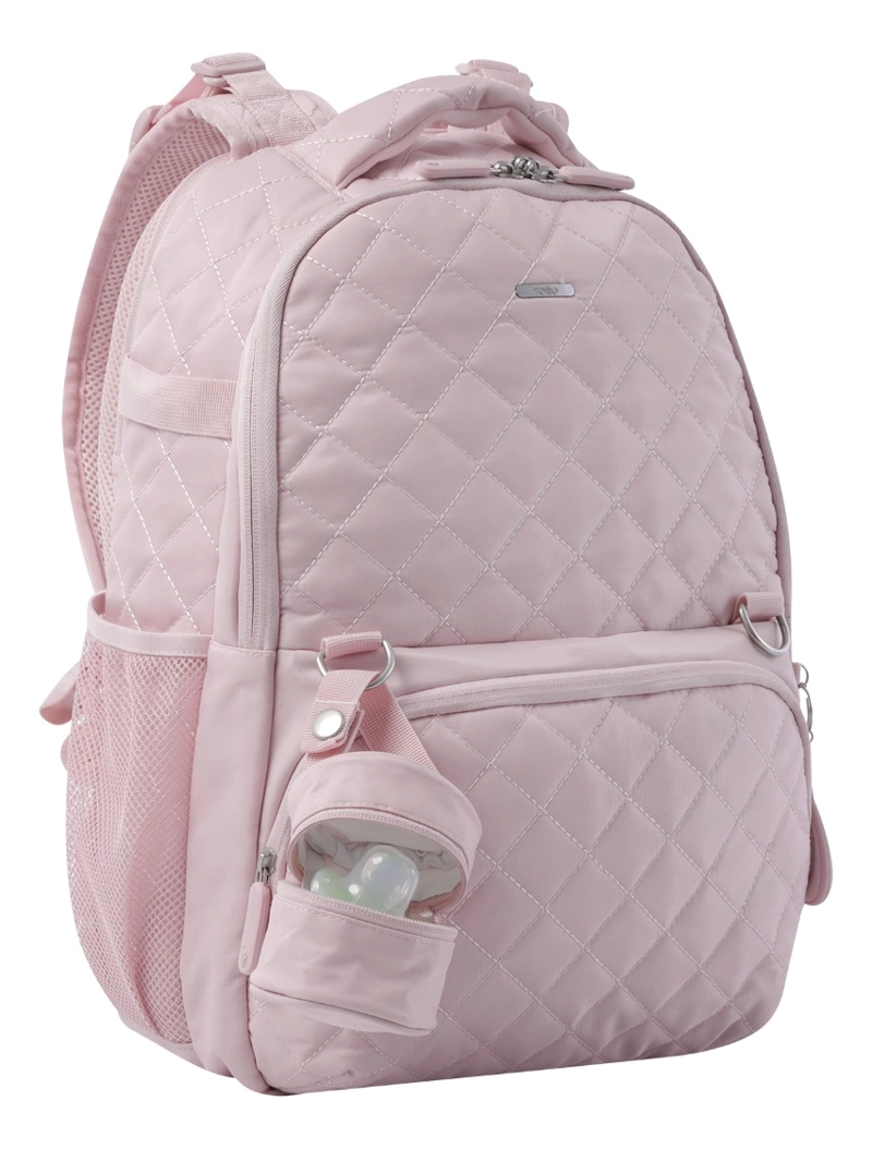 MOCHILA MATERNAL BABYBAO TOTTO PAÑALERA GRANDE ROSADO MUJER - 4