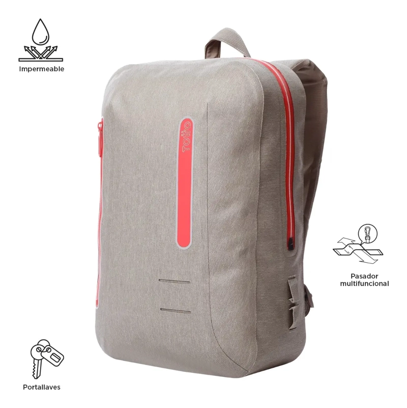 MOCHILA PORTA PC 15  IMPERMEABLE SEAL AZUL - 6