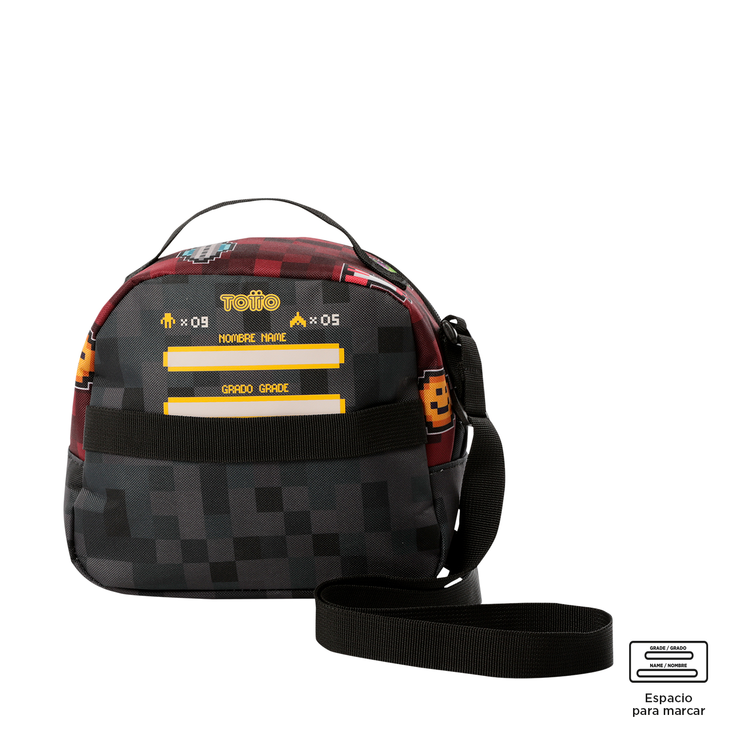 LONCHERA TÉRMICA ESCOLAR PARA NIÑO DIGIBOT MEDIANA ROJA TOTTO - 5