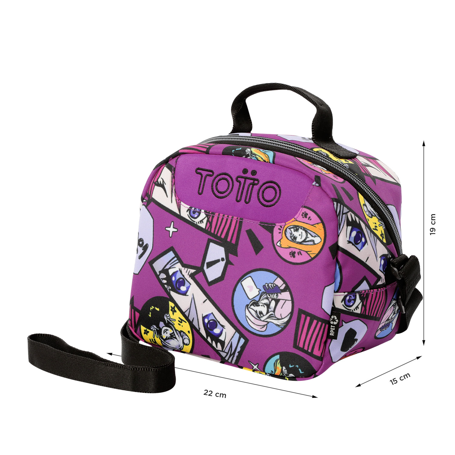 LONCHERA TÉRMICA ESCOLAR PARA NIÑA BORRADOR TOTTO - 4