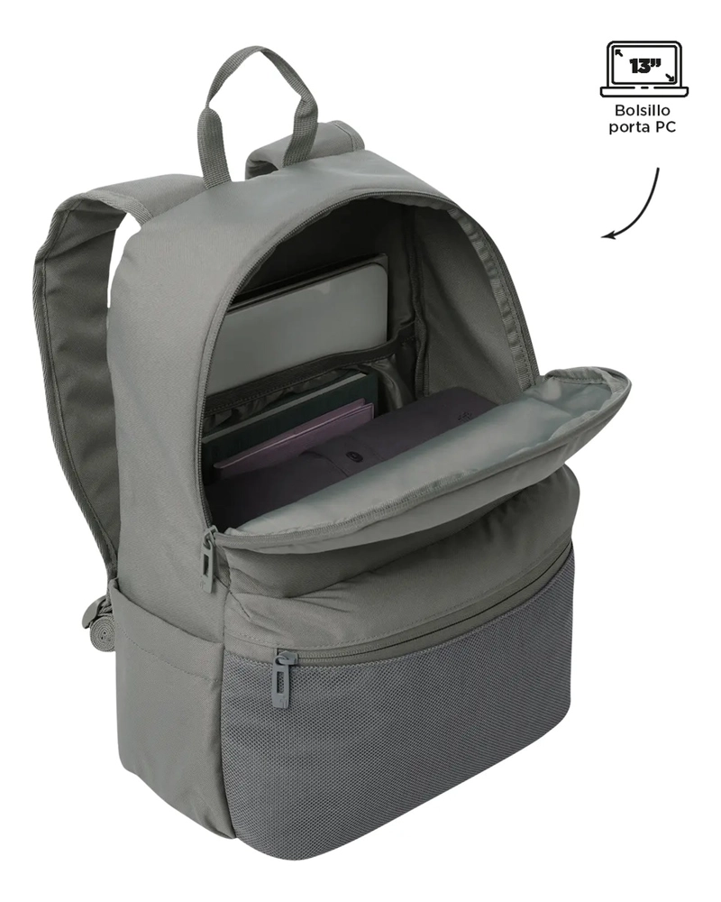 MOCHILA DE VIAJE IMPERMEABLE NOTEBOOK 13 DRAGONAR TOTTO - 5