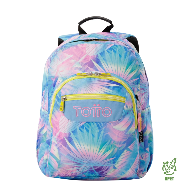 MOCHILA ESCOLAR NIÑA NOTEBOOK 14' ACUARELA AZUL - 1
