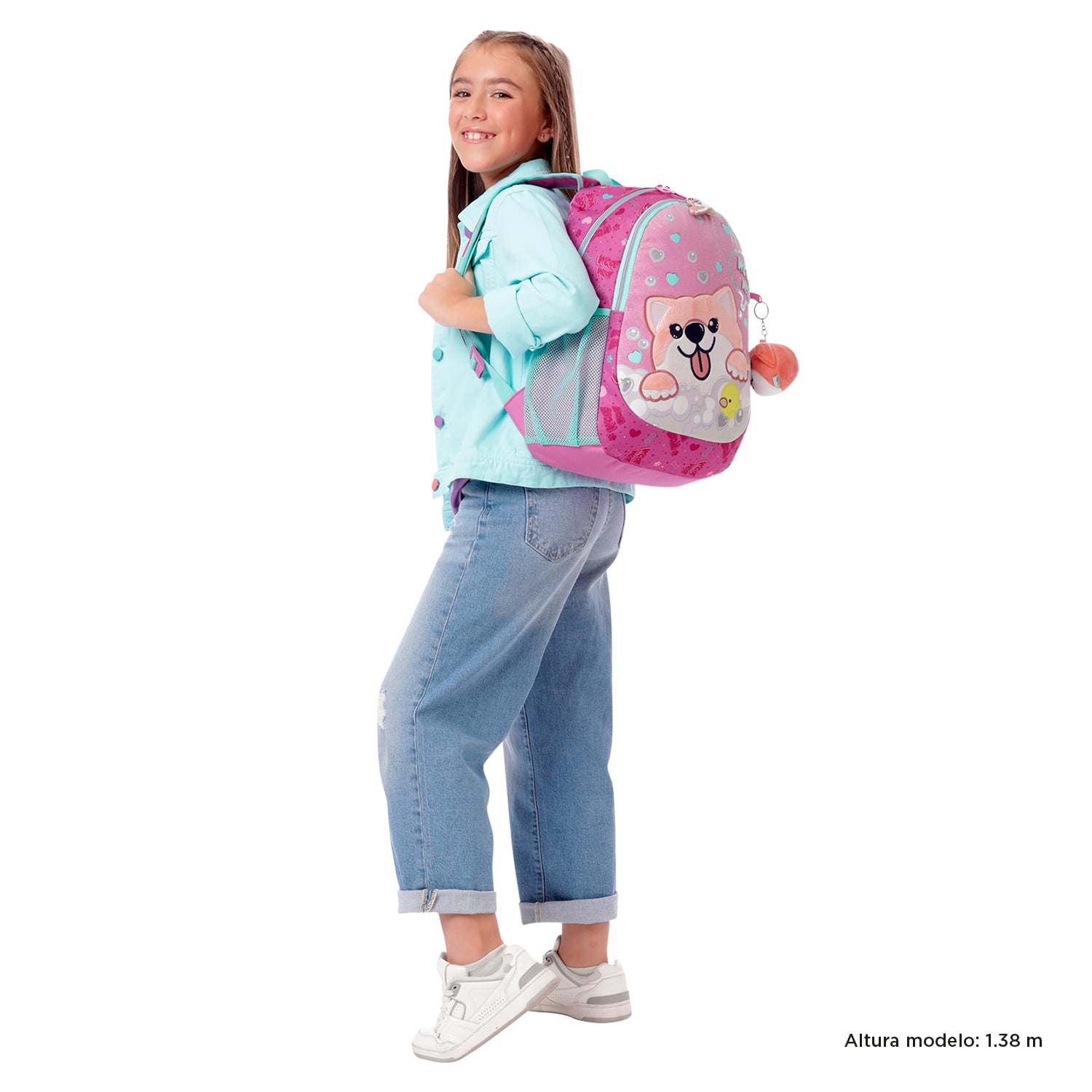 Mochila Escolar para Niña Doggy Love Madiana Totto - 2