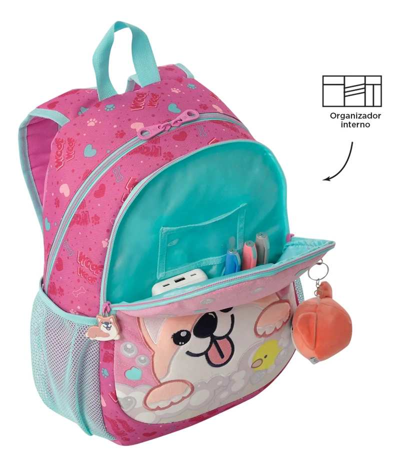 MOCHILA ESCOLAR PARA NIÑA DOGGY LOVE MADIANA TOTTO - 6