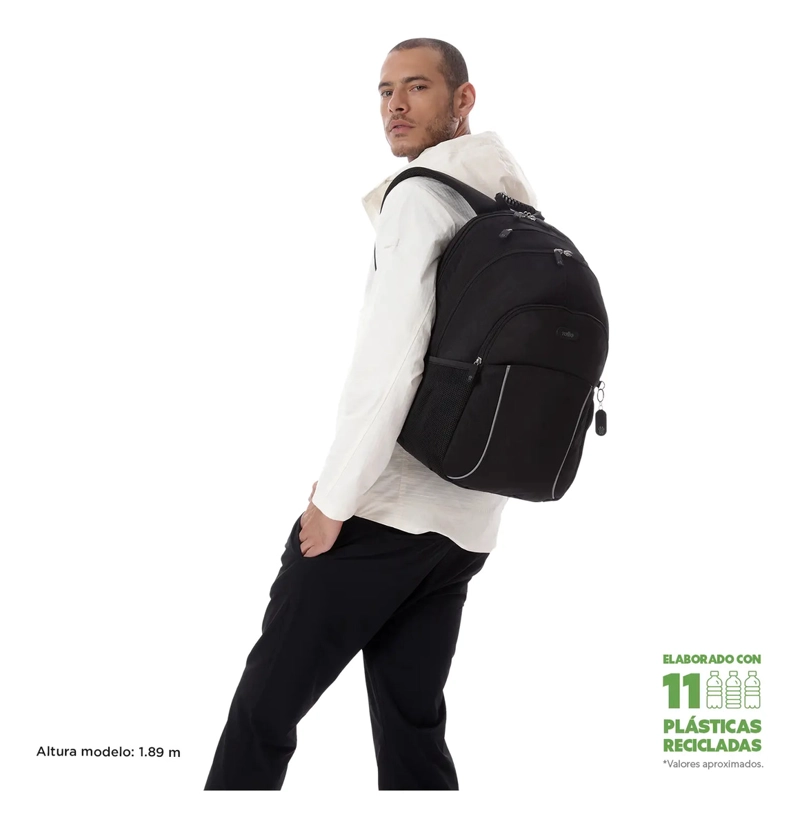 MOCHILA URBANA JUVENIL CAMBRI 2.0 NOTEBOOK 15.4  TOTTO - 2