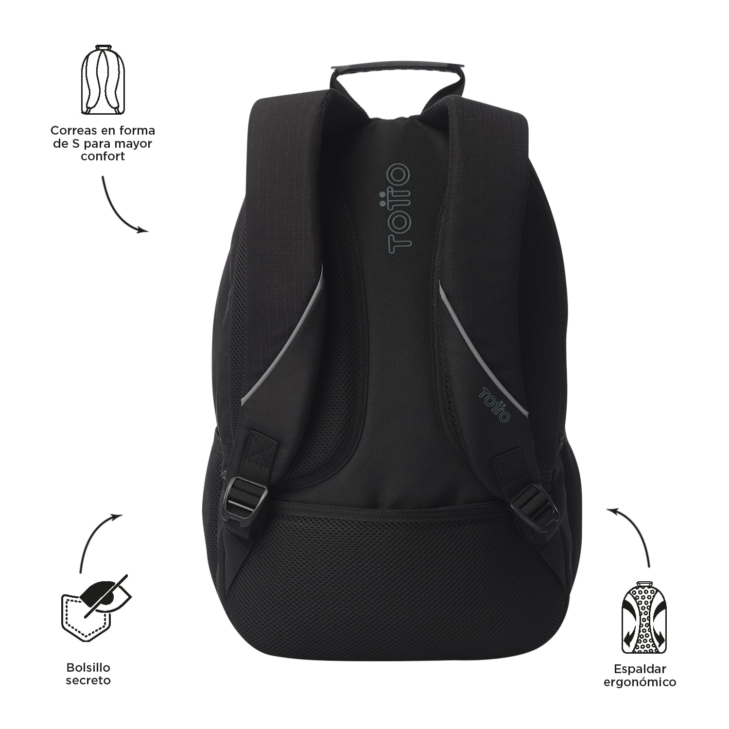 Mochila Urbana Juvenil Cambri 2.0 Notebook 15.4" Totto - 4