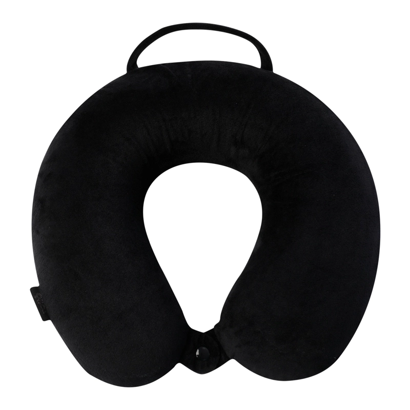 ALMOHADA CUELLO DE VIAJE MEMORY FOAM JET PILLOW NEGRA - 1