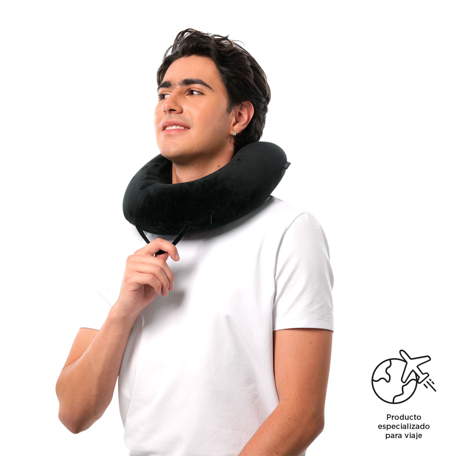 ALMOHADA CUELLO DE VIAJE MEMORY FOAM JET PILLOW TOTTO - 2