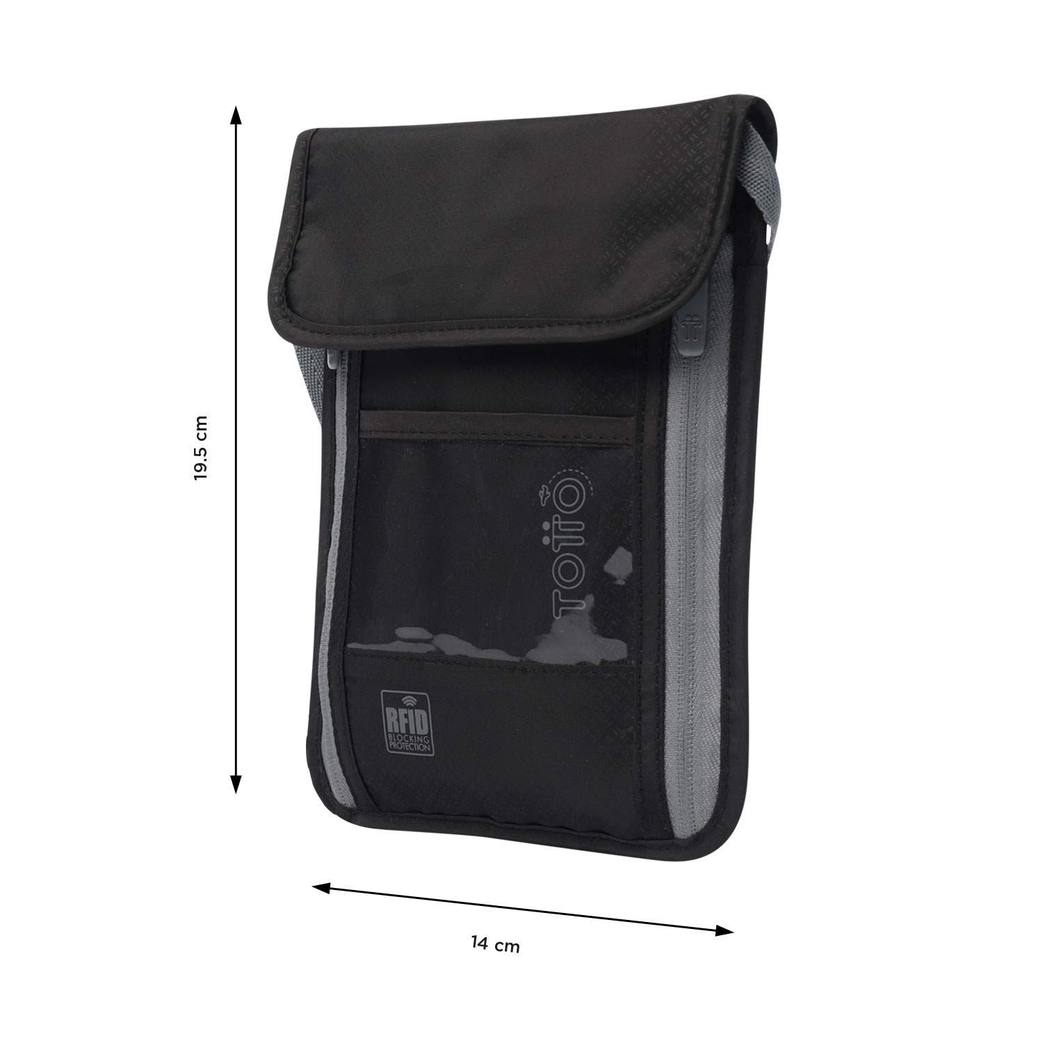 PORTAPASAPORTE DE SEGURIDAD RFID HANG TOTTO - 2