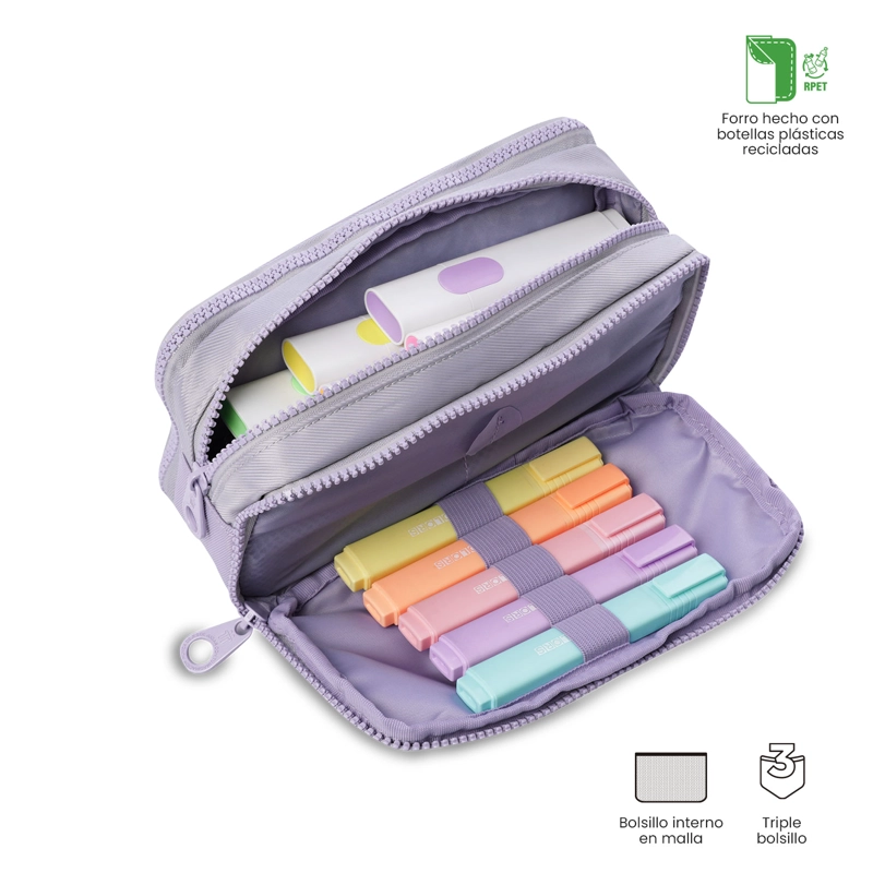 ESTUCHE TOTTO CLUW GRIS - 3