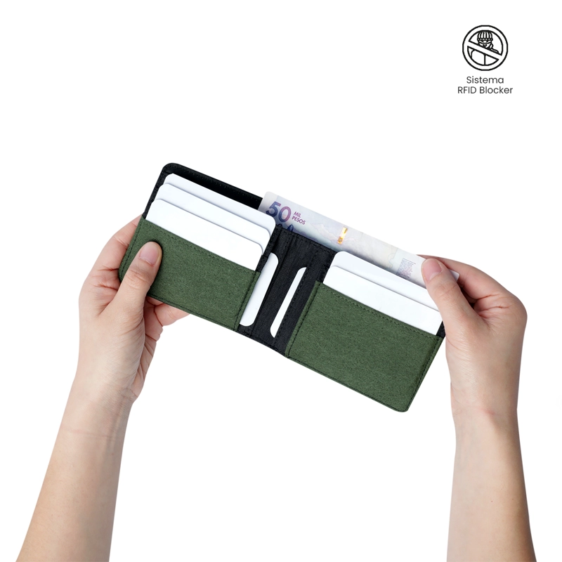 BILLETERA TOTTO RFID BLOCKER LAD NEGRO - 3