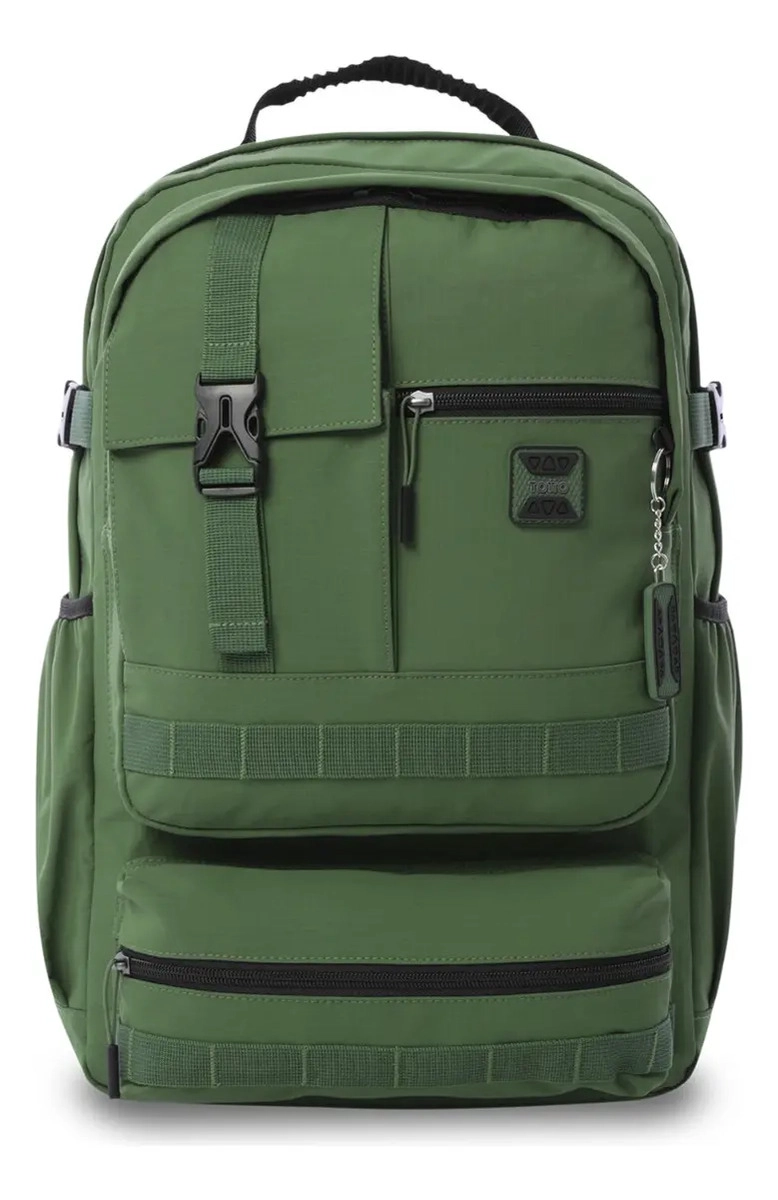 MOCHILA UNIVERSITARIO PORTA PC 15.4  SPA VERDE HOMBRE - 1