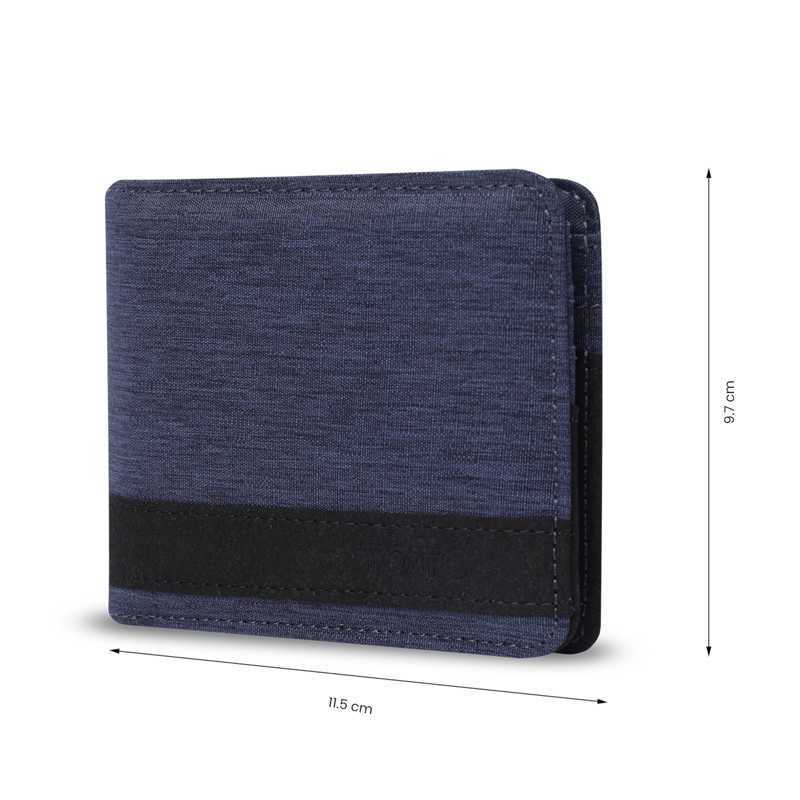 BILLETERA TOTTO RFID BLOCKER LAD AZUL - 2