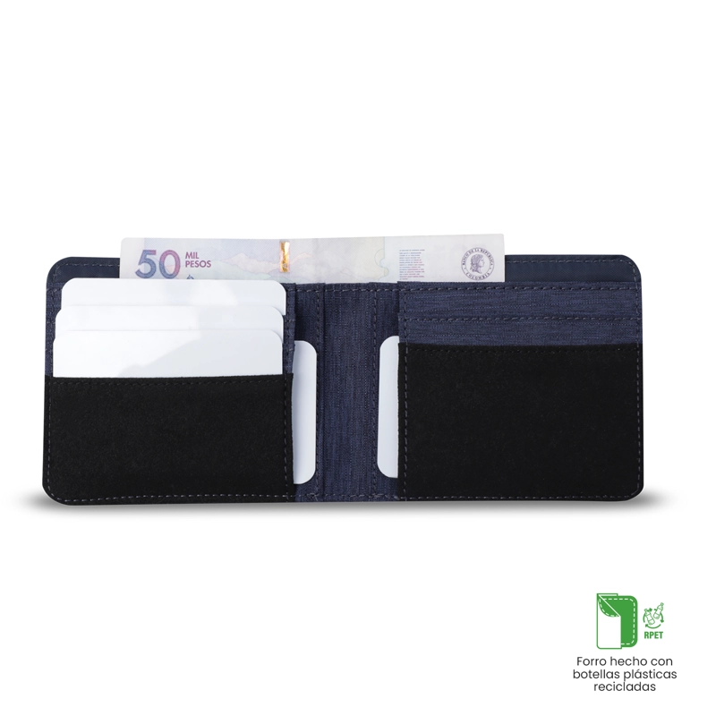 BILLETERA TOTTO RFID BLOCKER LAD AZUL - 4