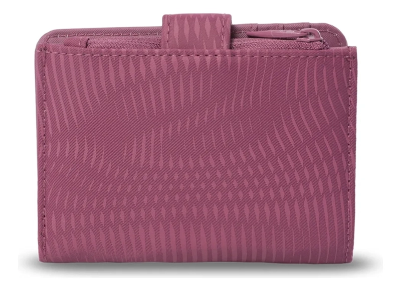 BILLETERA TEXTURE DULL CON RFID BLOCKER ROSADA - 6