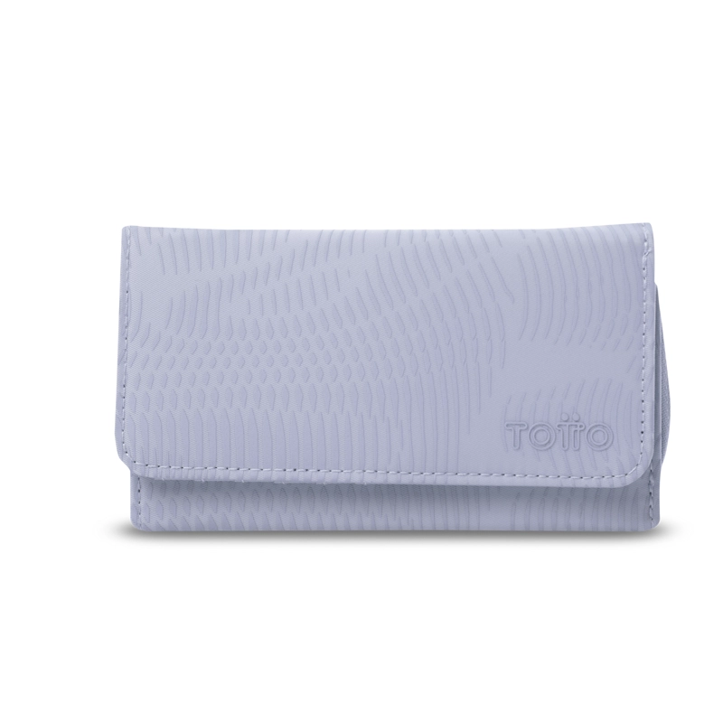 BILLETERA TOTTO RFID BLOCKER TEXTURE VAR MORADO - 1