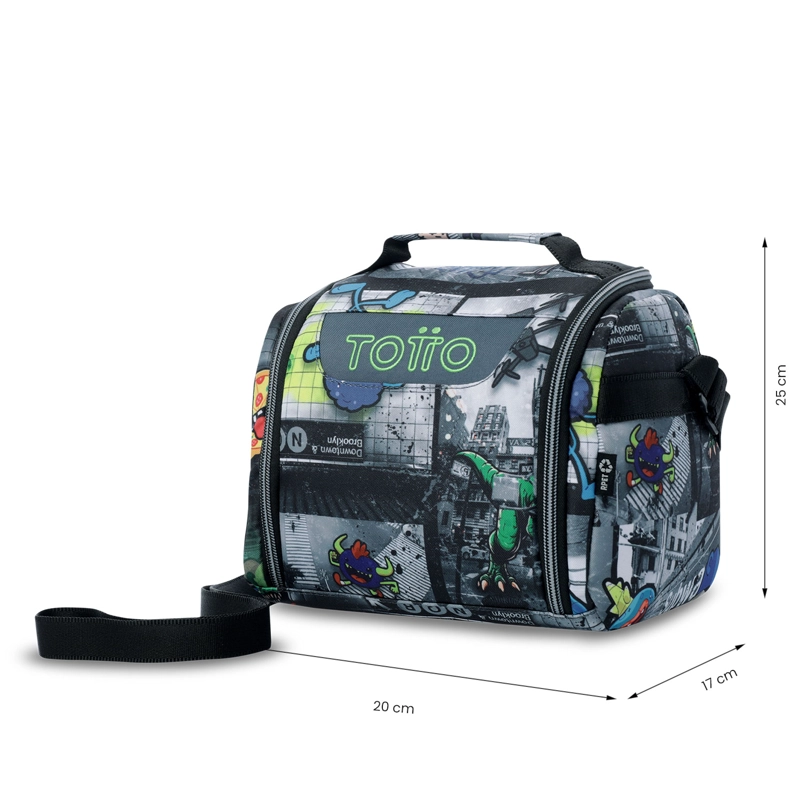 LONCHERA TE RMICA PARA HOMBRE RESALTADOR GRANDE NEGRA - 4