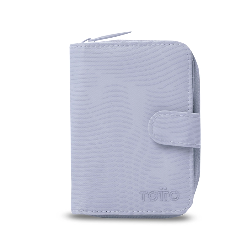 BILLETERA TOTTO RFID BLOCKER TEXTURE TWI MORADO - 1