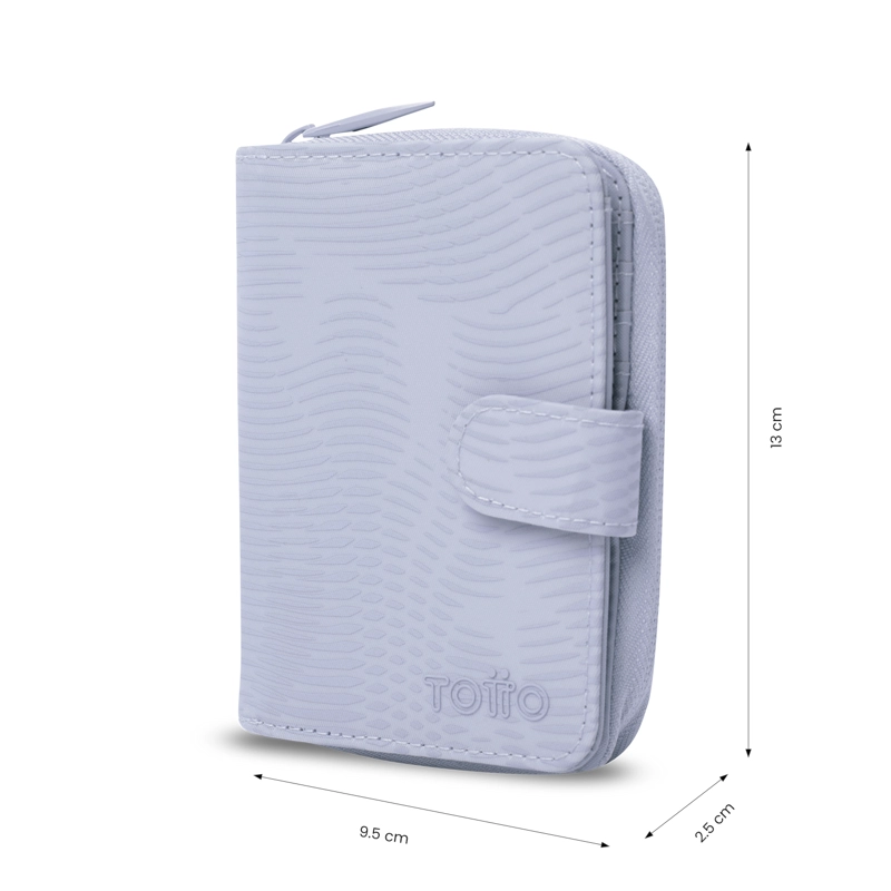 BILLETERA TOTTO RFID BLOCKER TEXTURE TWI MORADO - 2