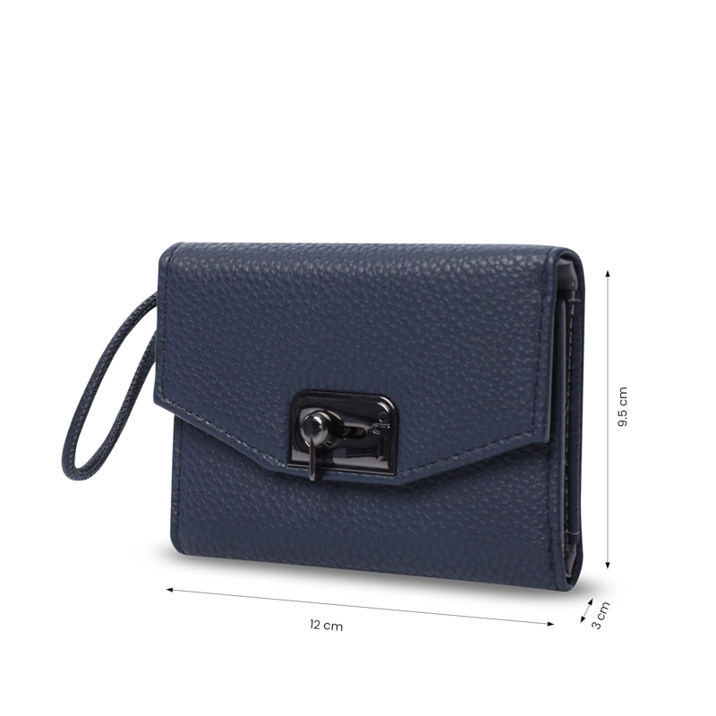 BILLETERA TOTTO RFID BLOCKER SMOOOTH NEY AZUL - 2