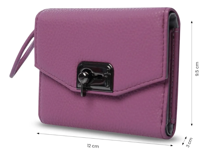 BILLETERA SMOOTH NEY CON RFID BLOCKER ROSADA - 2