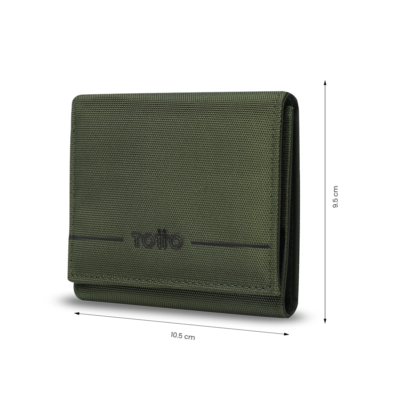 BILLETERA TOTTO RFID BLOCKER SAYLE VERDE - 2