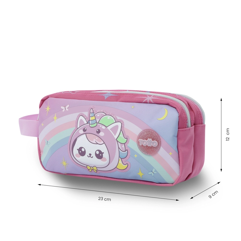 ESTUCHE TOTTO MAGIC SPARK ROSADO - 2