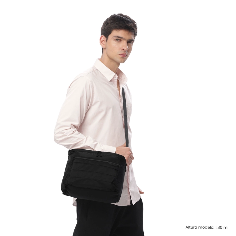BOLSO LONCHERA PARA ALMUERZO TERMICA TOTTO CAMPUS L NEGRO PARA MUJER, HOMBRE NIÑOS - 2
