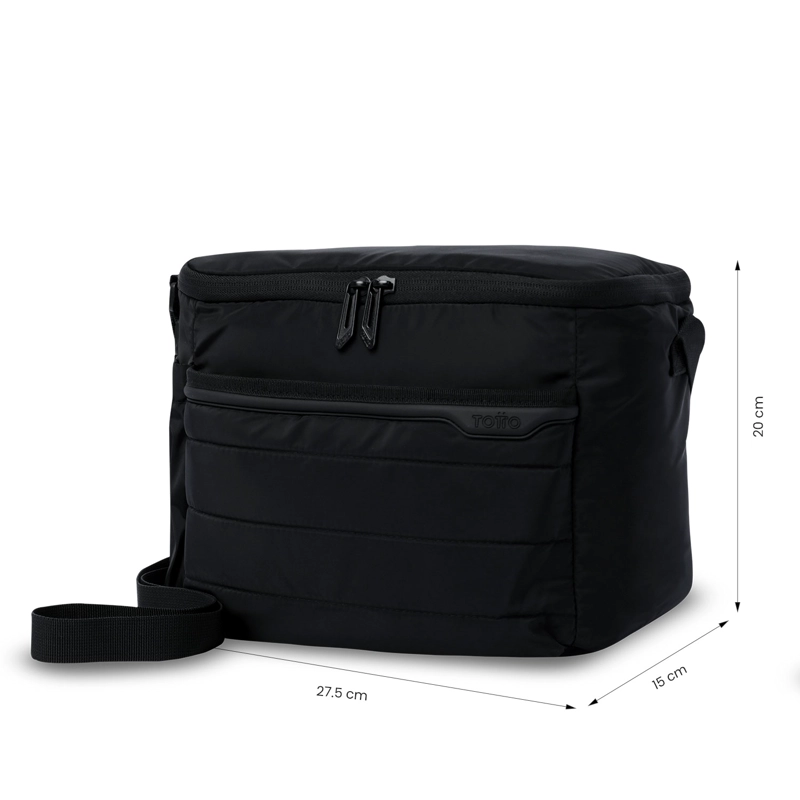 BOLSO LONCHERA PARA ALMUERZO TERMICA TOTTO CAMPUS L NEGRO PARA MUJER, HOMBRE NIÑOS - 4