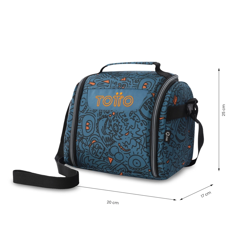 LONCHERA TE RMICA PARA HOMBRE RESALTADOR GRANDE AZUL - 4