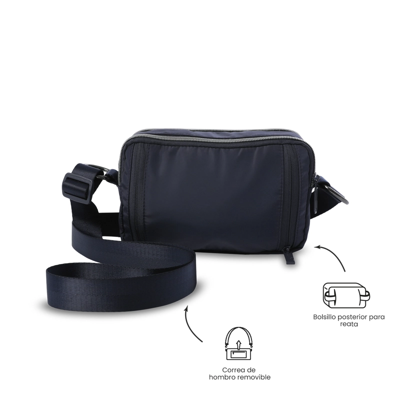 CARTERA PARA MUJER 2 EN 1 FUNTY 3.0 PEQUEÑO AZUL - 6