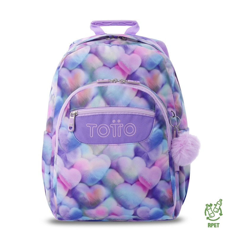 MOCHILA TOTTO PORTA PC 14' ACUARELA MORADO - 1