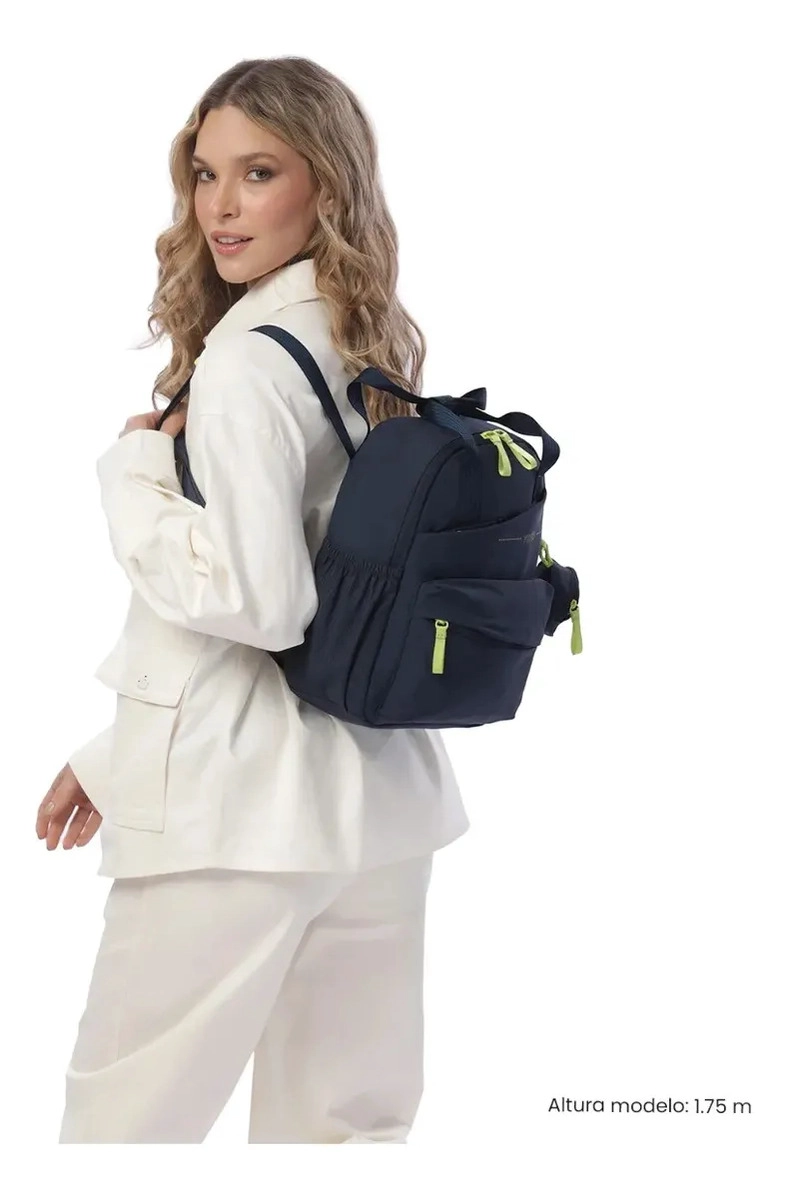 MOCHILA UNIVERSITARIO PORTA TABLET 10  SUZUKA AZUL MUJER - 2