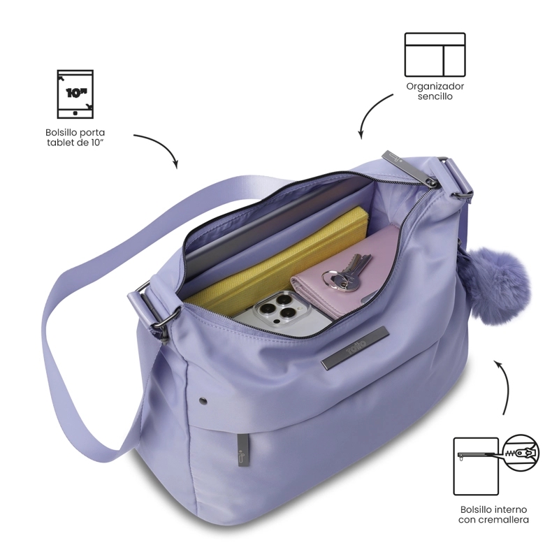 CARTERA MUJER ADELAIDE 1 20 MORADA TOTTO - 5