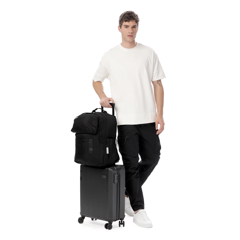 MOCHILA DE VIAJE GRANDE ELAN TRAVEL NEGRO - 9