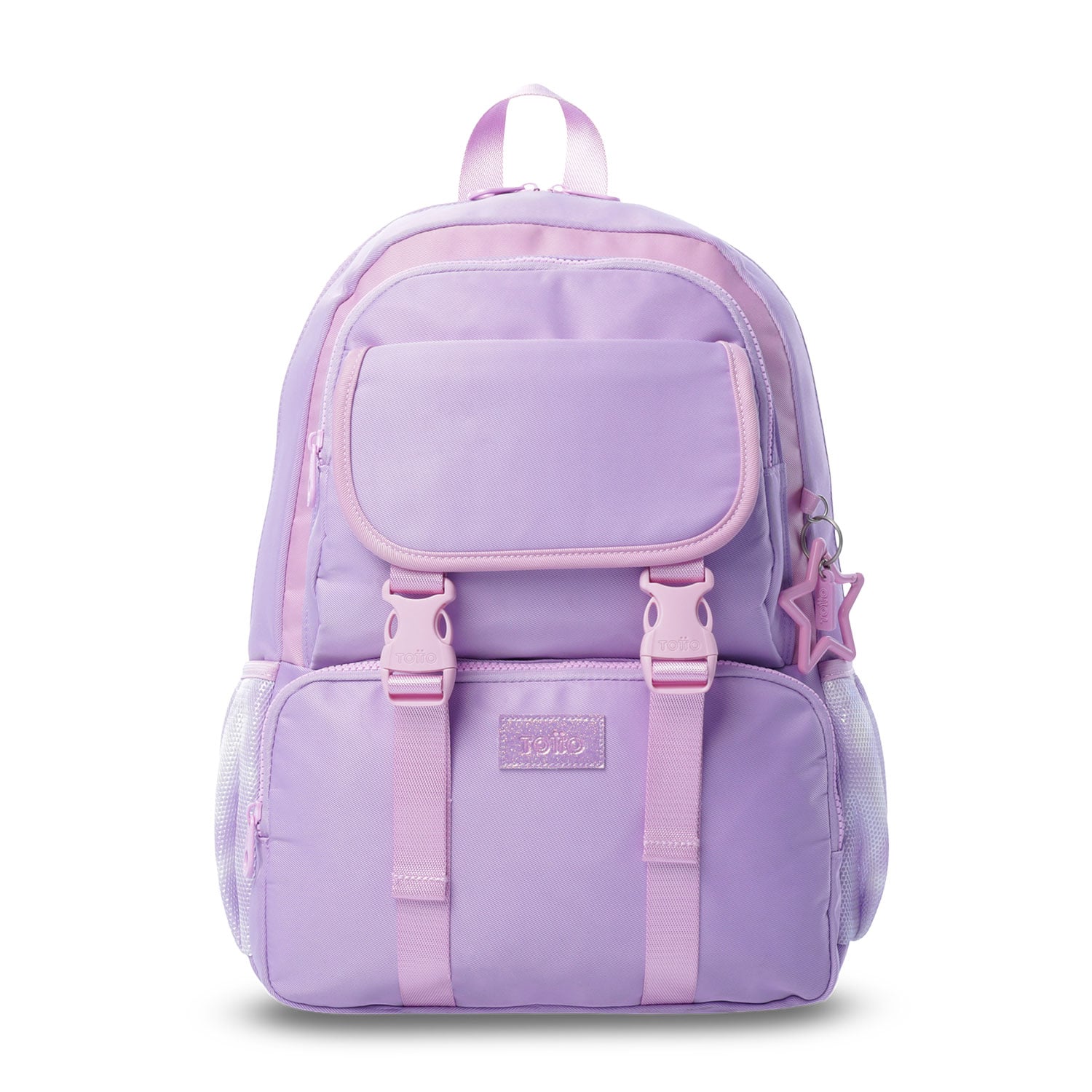 MOCHILA DE VIAJE PARA CABINA TOTTO PORTA NOTEBOOK 14' PARA NIÑA CLUW MORADO - 1