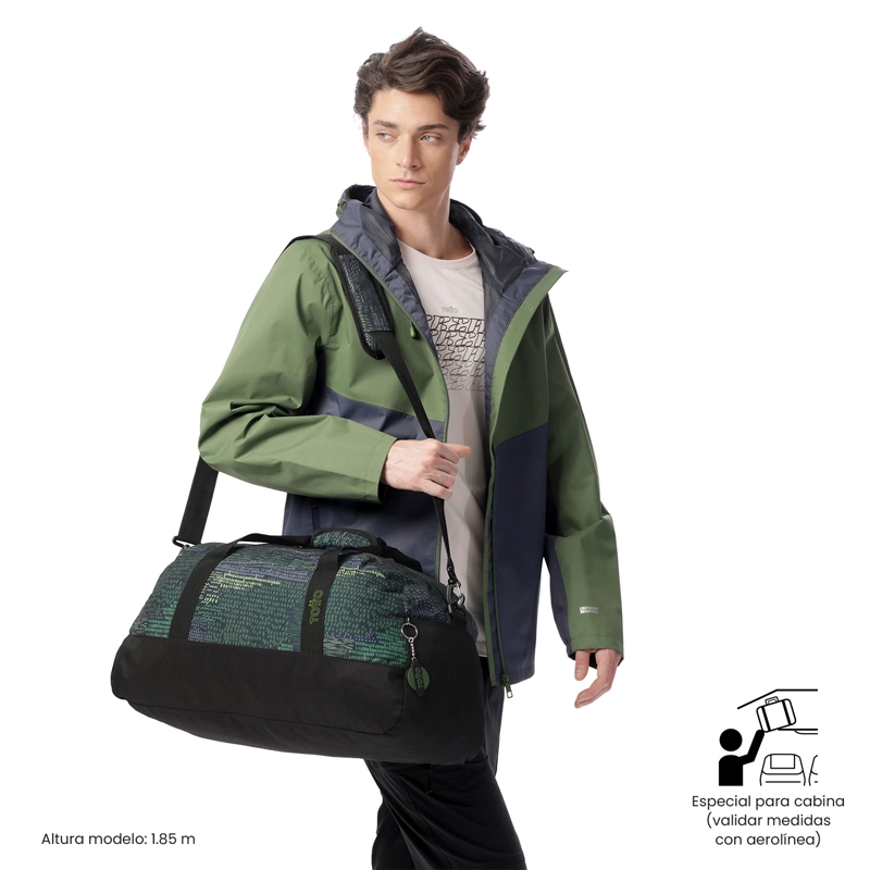 BOLSO TOTTO VIAJE ACTIVE M NEGRO - 2