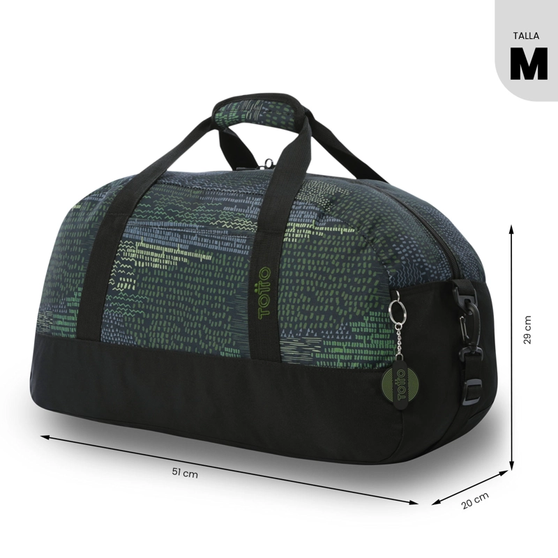BOLSO TOTTO VIAJE ACTIVE M NEGRO - 4