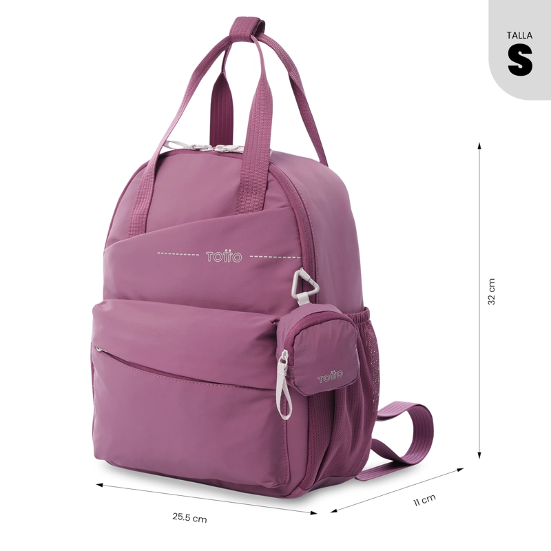 MOCHILA PORTA TABLET 10' TOTTO SUZUKA S PARA MUJER ROSADO - 3