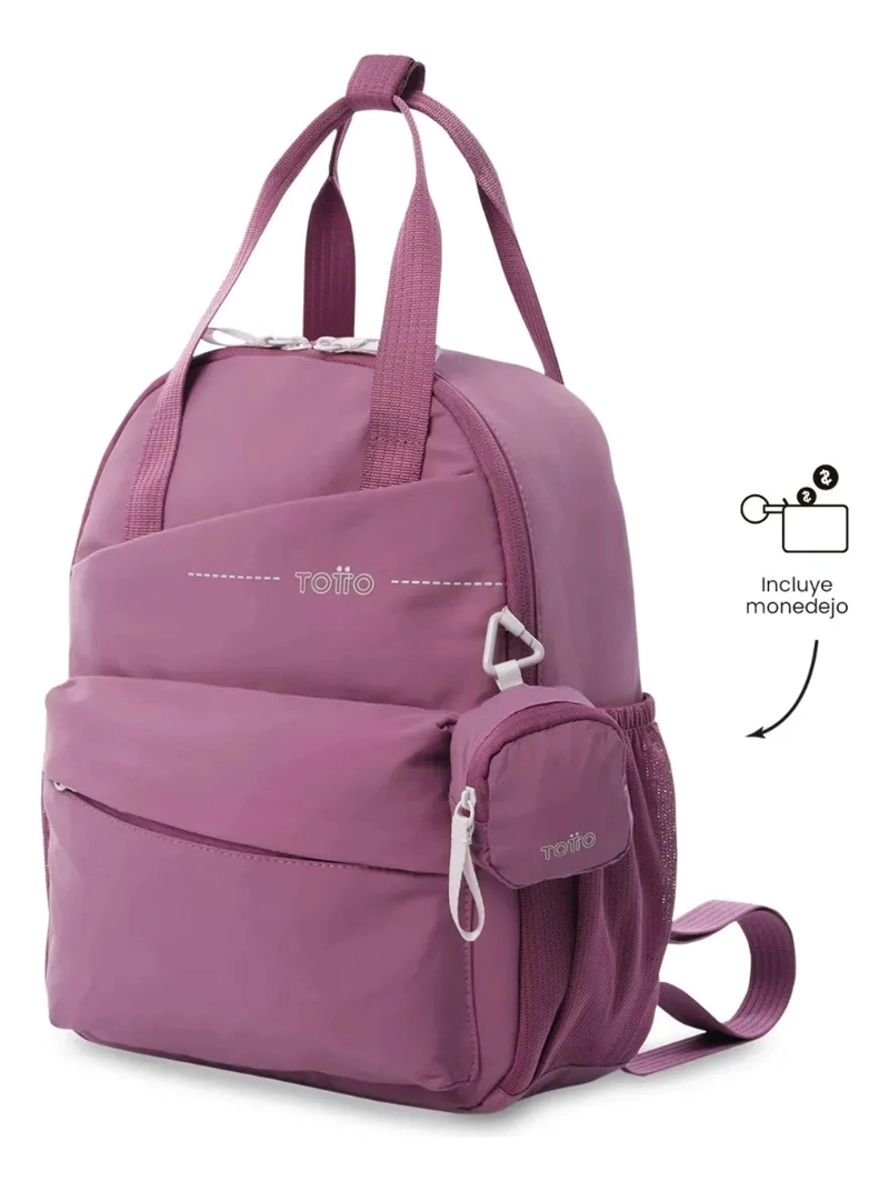 MOCHILA UNIVERSITARIO PORTA TABLET 10  SUZUKA ROSADO MUJER - 6