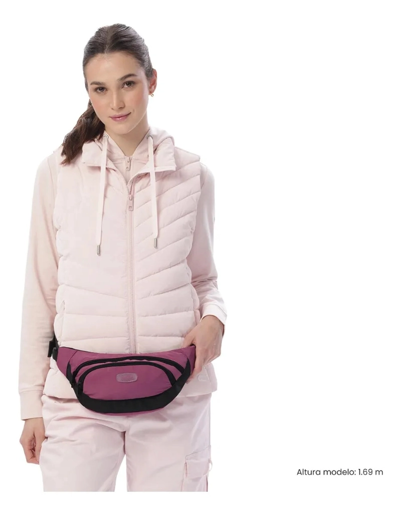 BANANO PARA MUJER POMPEYA COLOR ROSADA - 2