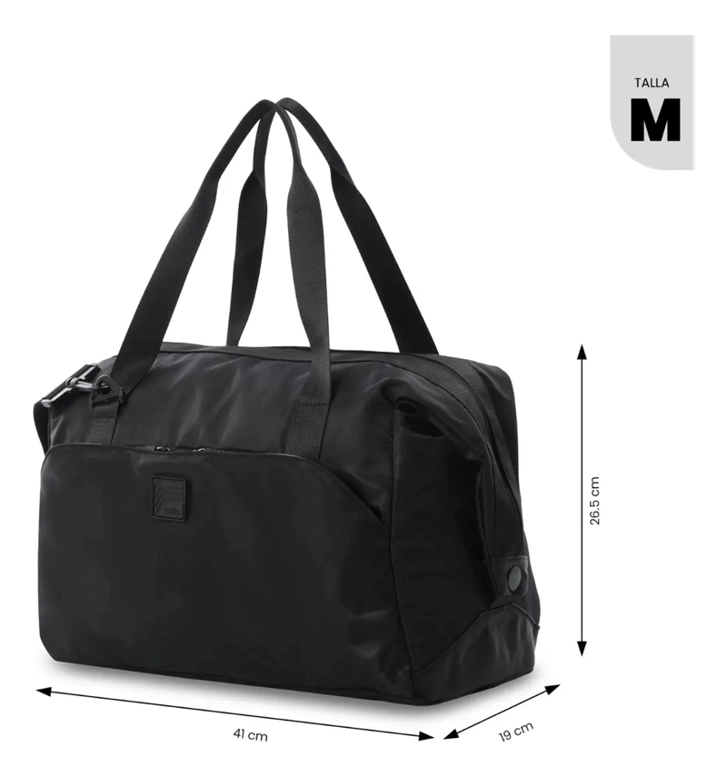 BOLSO TOTTO PORTA PC WEEKENDER M NEGRO - 1