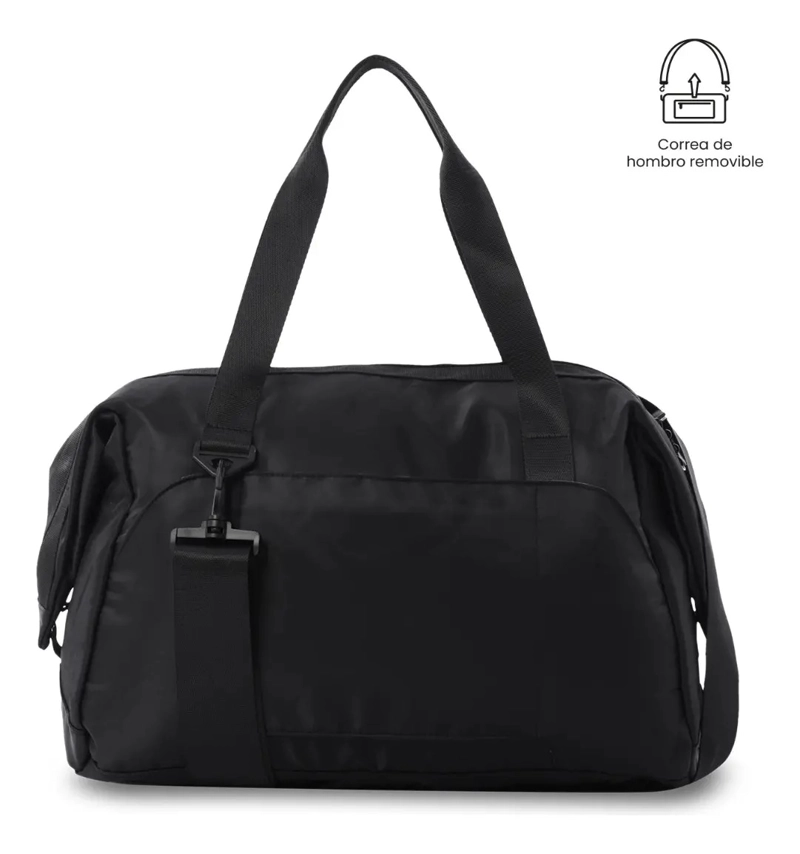 BOLSO TOTTO PORTA PC WEEKENDER M NEGRO - 2