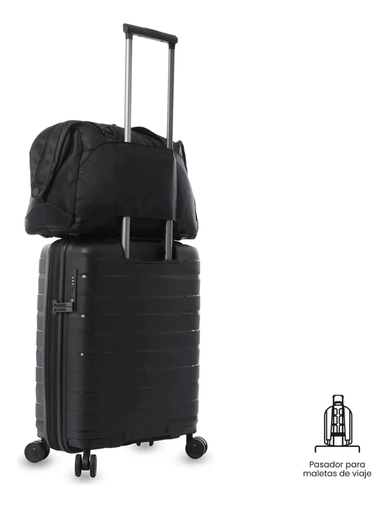 BOLSO TOTTO PORTA PC WEEKENDER M NEGRO - 5