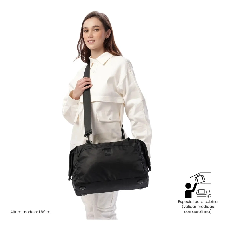 BOLSO TOTTO PORTA PC WEEKENDER M NEGRO - 6