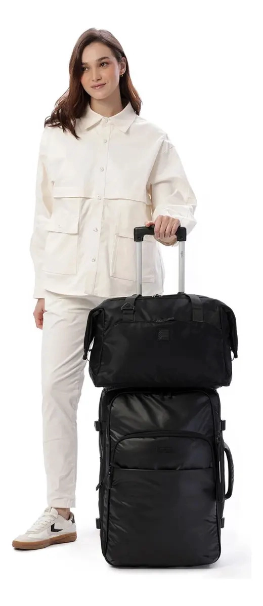 BOLSO TOTTO PORTA PC WEEKENDER M NEGRO - 8