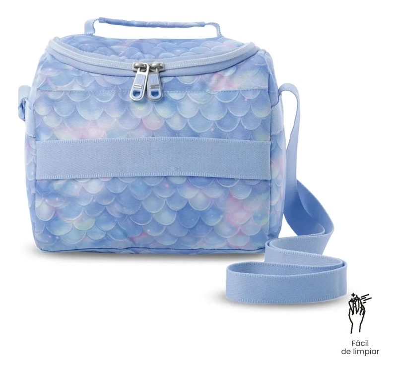 LONCHERA TE RMICA PARA MUJER RESALTADOR GRANDE AZUL - 6