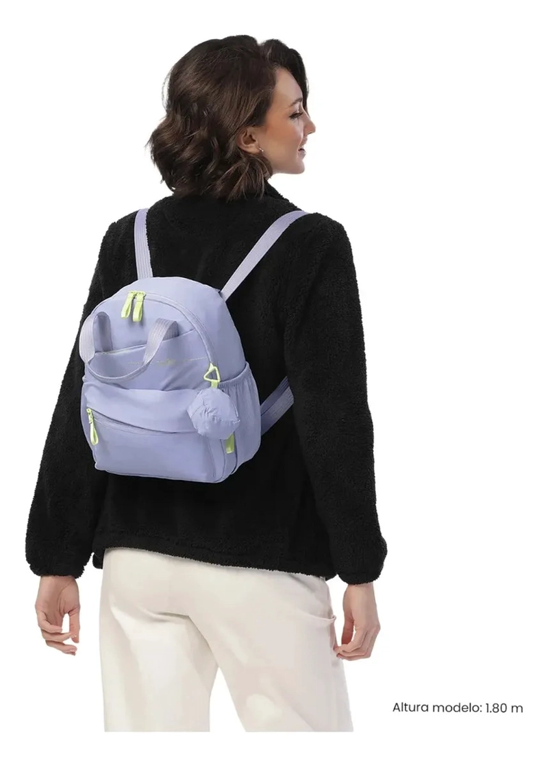 MOCHILA UNIVERSITARIO PORTA TABLET 10  SUZUKA MORADO MUJER - 2